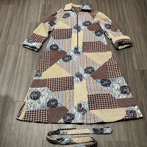 Vintage Womans Patchwork Robe